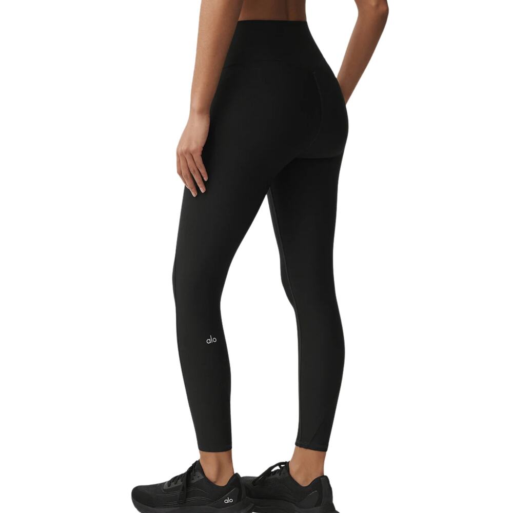 Alo Yoga Airlift High-Waist 7/8 Fine Line Legging XS Black NWT Sculpting Yoga